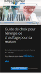 Mobile Screenshot of energie-chauffage.com